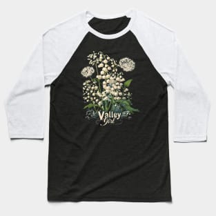 Lily of the Valley Floral Baseball T-Shirt